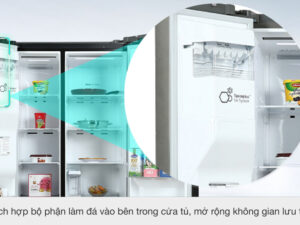 Thiết kế ngăn đá tủ lạnh D257WB