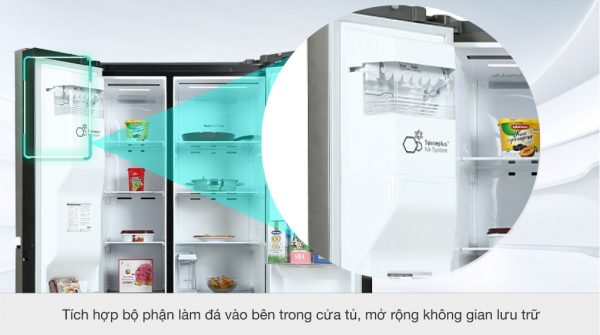 Thiết kế ngăn đá tủ lạnh D257WB