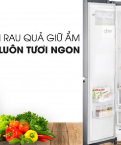 8. Tủ lạnh LG inverter có ngăn cân bằng độ ẩm với lưới mắt cáo độc quyền