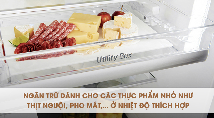 10. Tủ lạnh LG sở hữu ngăn chứa đồ ăn nguội tiện dụng.