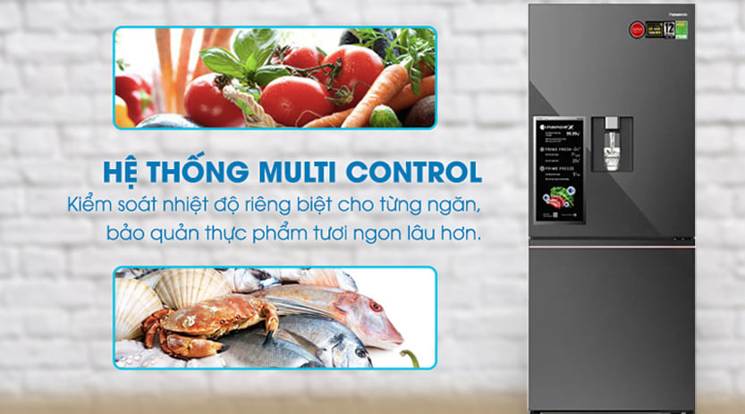 6. Hệ thống Multi Control kiểm soát nhiệt độ, bảo vệ thực phẩm tươi ngon