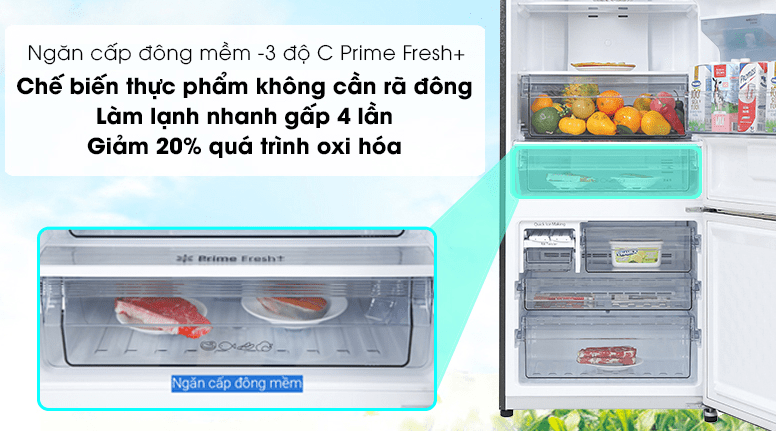 10. Tủ lạnh Panasonic giúp bảo quản thực phẩm tươi ngon 