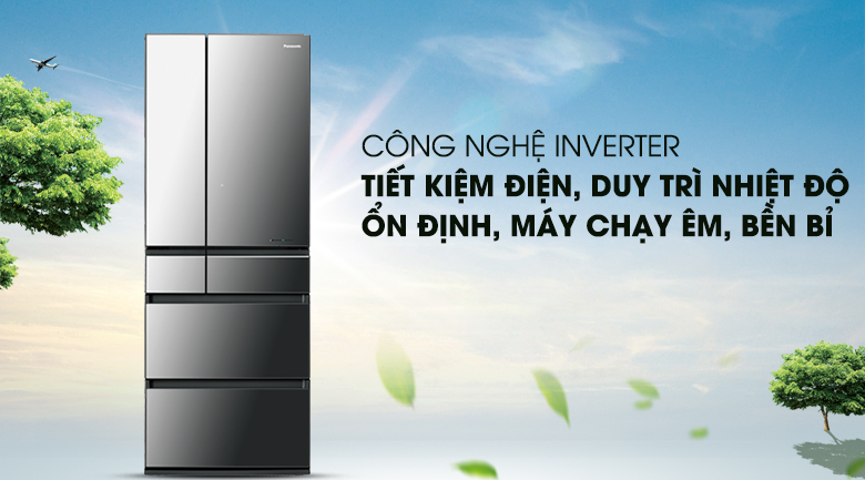 Tủ lạnh Hitachi R-WX620KV (XK) - Công nghệ Inverter cùng hệ thống làm lạnh độc lập