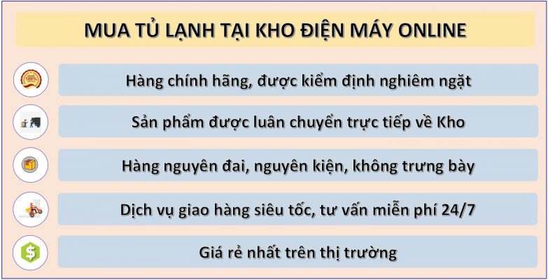 Tủ lạnh trên 550 lít giá bao nhiêu? | Giá siêu rẻ tại Kho điện máy online