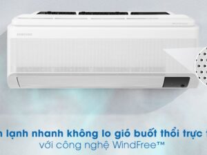 10. Sở hữu công nghệ WindFree™ điều hoà giá rẻ làm lạnh nhanh dễ chịu