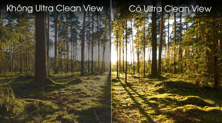 Công nghệ Ultra Clean View cải thiện độ sáng và độ nét của hình ảnh 