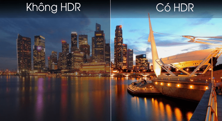 Tăng cường độ tương phản, cho màu sắc rực rỡ nhờ công nghệ HDR