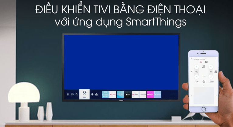 điều khiển tivi qua điện thoại dễ dàng nhờ ứng dụng SmartThings