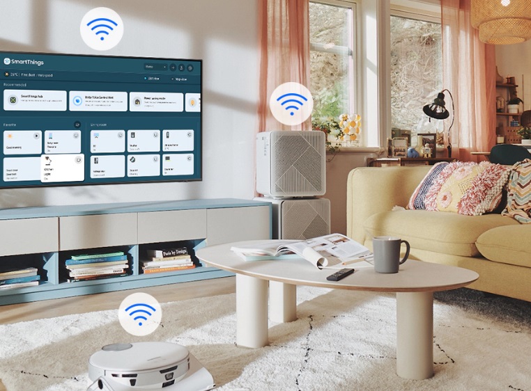 19. Tivi samsung QA50Q60B | SmartThings quản gia lý tưởng cho ngôi nhà của bạn