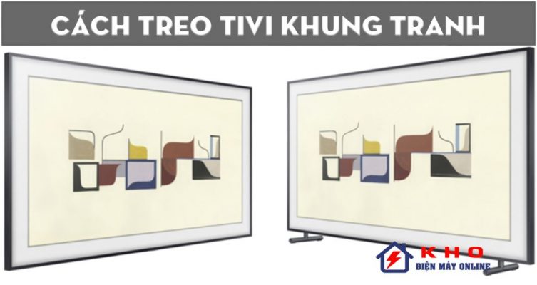 cach treo tivi khung tranh 1