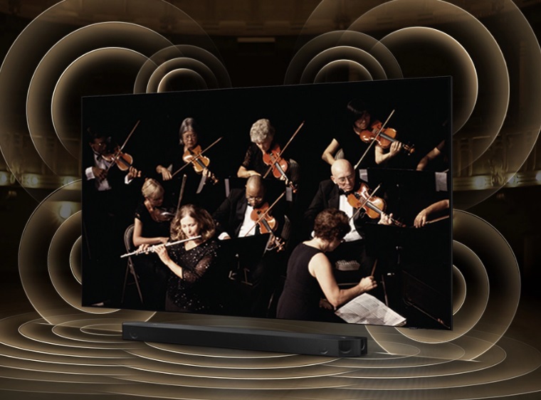 10. Công Nghệ Q-Symphony bộ đôi hoàn hảo cho tivi và loa thanh