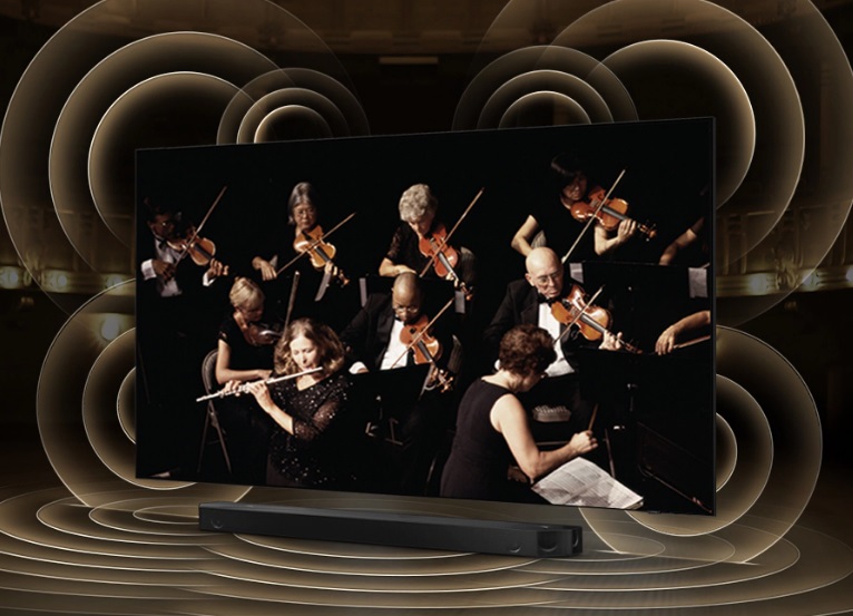 13. Công Nghệ Q-Symphony bộ đôi hoàn hảo cho tivi và loa thanh