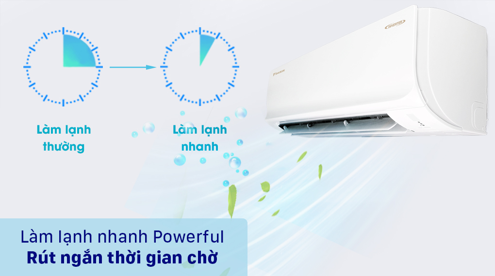  Máy lạnh Daikin FTKY25WAVMV làm lạnh nhanh chóng, rút ngắn thời gian chờ