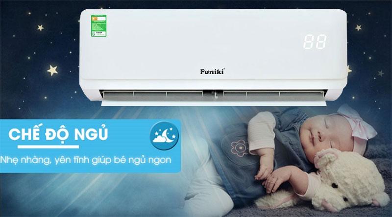 4. Máy lạnh Funiki 24000 BTU được tích hợp chế độ ngủ đêm Sleep
