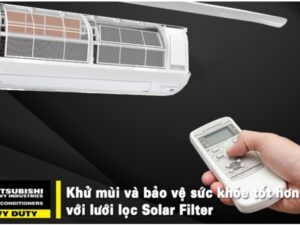 2. Sở hữu bộ lọc khử mùi Solar hiện đại giúp loại bỏ mọi mùi hôi khó chịu