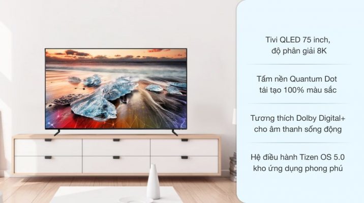 2. Những ưu điểm nổi trội của tivi Samsung QLED 75 inch