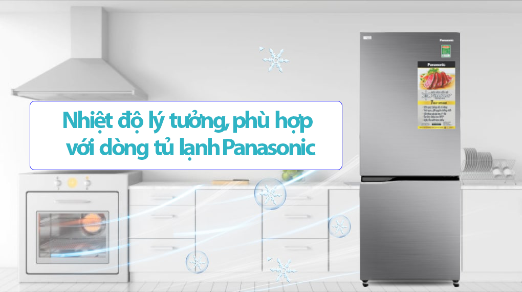 1. Nhiệt độ phù hợp với tủ lạnh Panasonic