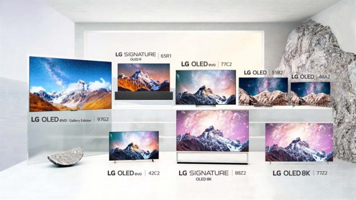 Ti vi LG 2022 có rất nhiều kích cỡ màn hình cho bạn lựa chọn