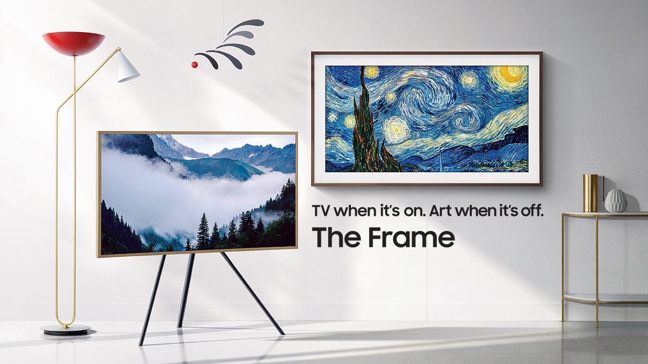 1. Thiết kế TV Samsung The Frame 2022 mới đem lại sự tinh tế và đầy nghệ thuật