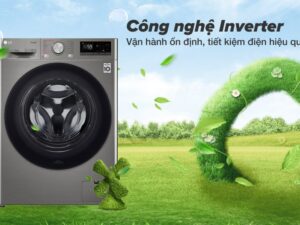 8. Máy giặt Inverter LG FV1410S4P tiết kiệm điện, vận hành ổn định với công nghệ Inverter