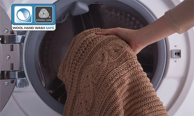 3. Máy giặt sấy 10 kg chăm sóc tốt cho những trang phục bằng len