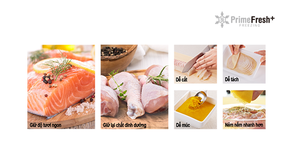 3. Những lợi ích ngăn đông mềm PrimeFresh+ đem lại