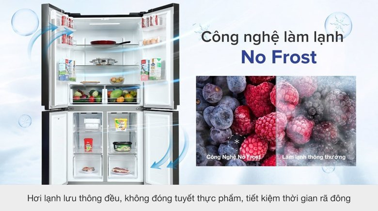 13. Tủ lạnh Samsung RF48A4010B4/SV giúp tiết kiệm thời gian rã đông