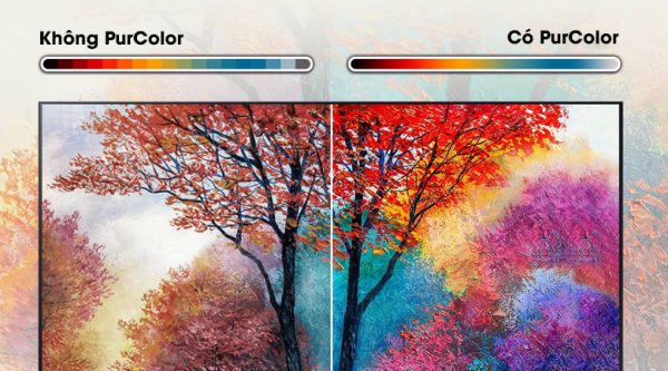 10. UA65AU7700 | Tivi Samsung 65 inch giá rẻ sở hữu công nghệ PurColor mang đến dải màu sắc rộng lớn