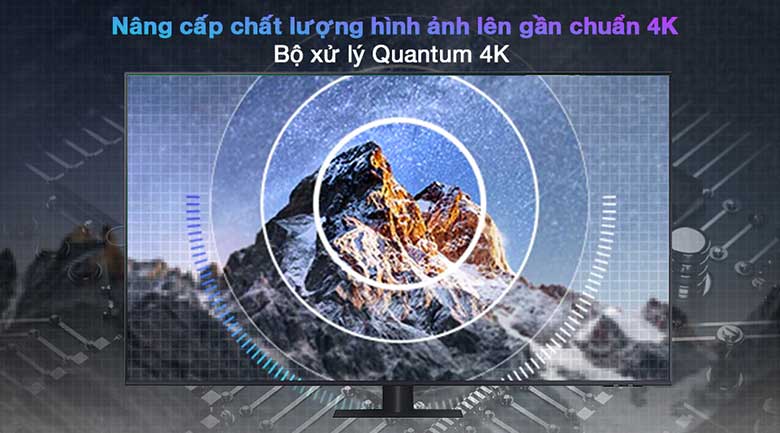5. Bộ xử lý Quantum 4K nâng cấp chất lượng hình ảnh