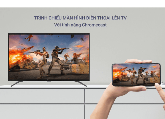 Trình chiếu màn hình điện thoại lên TV giá rẻ với tính năng Chromecast thông minh