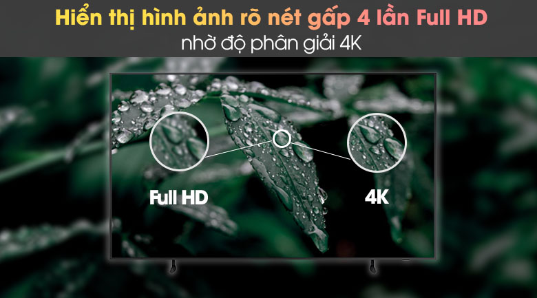 3. Samsung QA50LS03A hiển thị hình ảnh rõ nét gấp 4 lần Full HD nhờ độ phân giải 4K