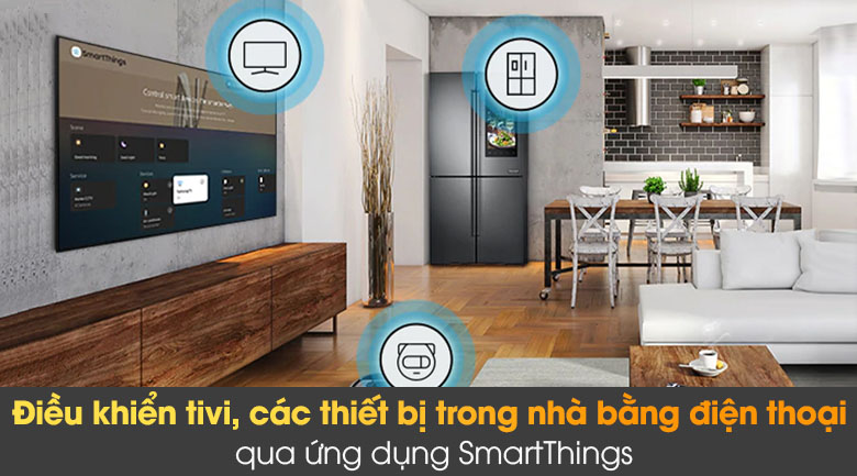 8. Nhờ ứng dụng SmartThings giúp bạn có thể điều khiển tivi ngay trên chiếc điện thoại thông minh