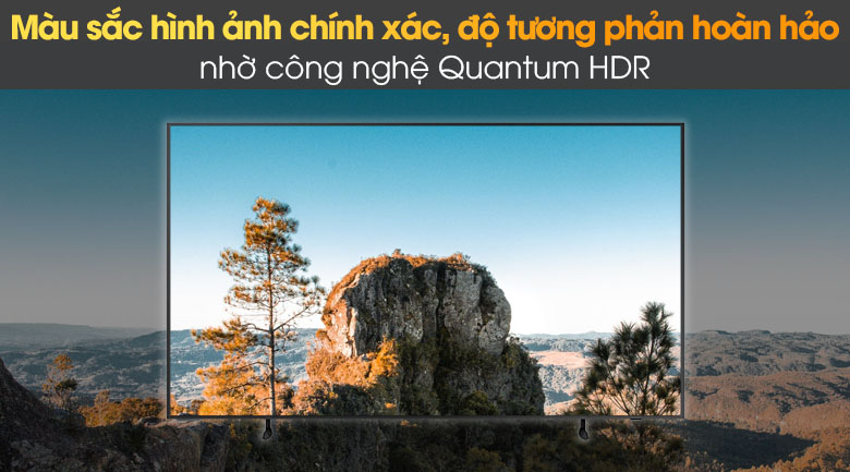 6. Tivi QLED | Tivi Samsung 55" mang đến màu sắc hình ảnh chính xác nhờ công nghệ Quantum HDR