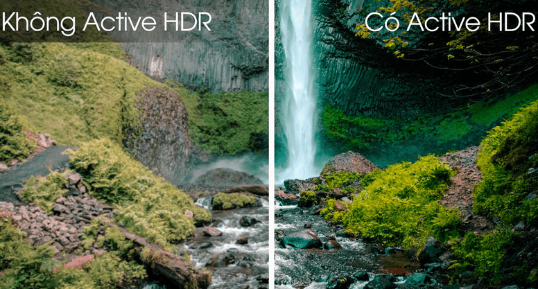 Công nghệ Active HDR cho hình ảnh sắc nét chân thực