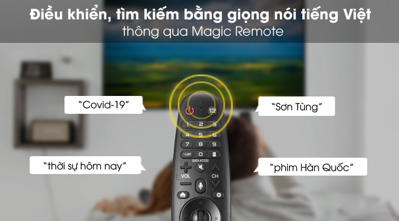 Điều khiển tivi dễ dàng và đơn giản thông qua giọng nói nhờ Magic Remote