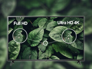 Tivi 55UP7550PTC với hình ảnh hiển thị sắc nét gấp 4 lần Full HD nhờ độ phân giải 4K