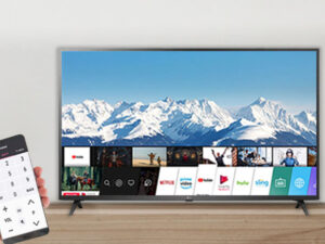 55UP7550 PTC có thể điều khiển tivi bằng điện thoại qua ứng dụng LG TV Plus