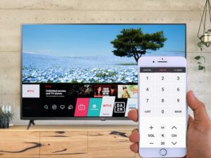 Được hỗ trợ điều khiển tivi bằng điện thoại linh hoạt qua ứng dụng LG TV Plus thông minh