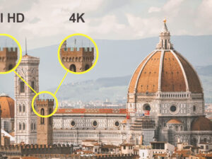 6. Độ phân giải 4K mang đến hình ảnh hiển thị sắc nét gấp 4 lần TV Full HD khác
