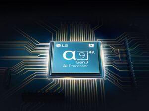 4. Smart Tivi OLED LG 4K 55 inch OLED55C1PTB sở hữu chip xử lý Alpha 9 thế hệ thứ 3 vô cùng mạnh mẽ