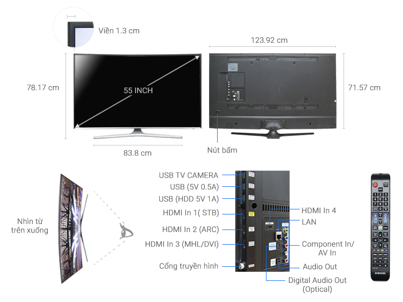 Smart Tivi Cong Samsung 55 inch UA55J6300