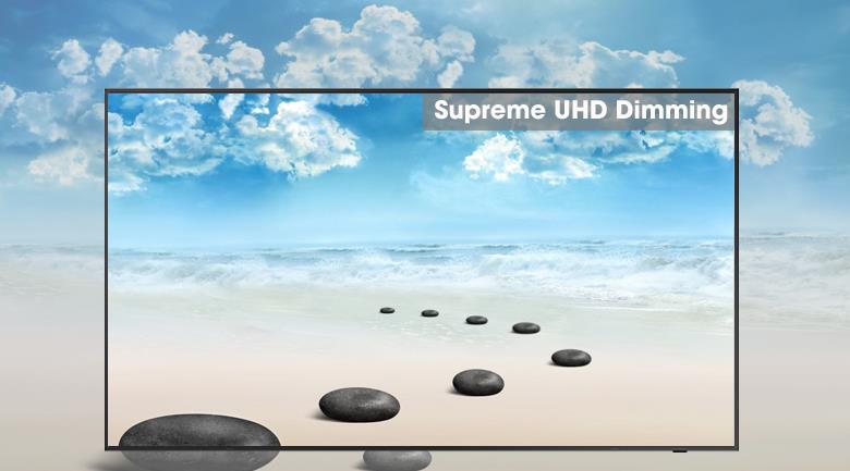 5. Tivi Qled SamSung 43LS03A tối ưu sắc độ sáng tối của hình ảnh qua công nghệ Supreme UHD Dimming