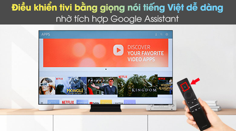 14. Điều khiển tivi bằng giọng nói tiếng Việt dễ dàng nhờ tích hợp Google Assistant 