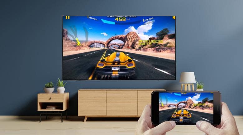 12. Tivi SamSung UA43AU7000 | Linh hoạt chiếu màn hình điện thoại lên tivi qua các tính năng AirPlay 2 (iPhone), Screen Mirroring (Android), Tap View