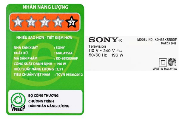 65X8500F/S | Smart Tivi Sony 65 inch KD-65X8500F/S giá tốt nhất Hà Nội