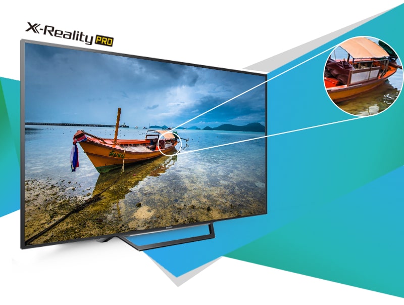 Tivi Sony KDL-32W600D sở hữu độ phân giải HD cùng công nghệ độc quyền X-Reality PRO