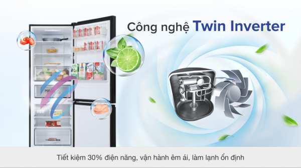 4. Công nghệ Twin Inverter nâng cao hiệu quả tiết kiệm điện