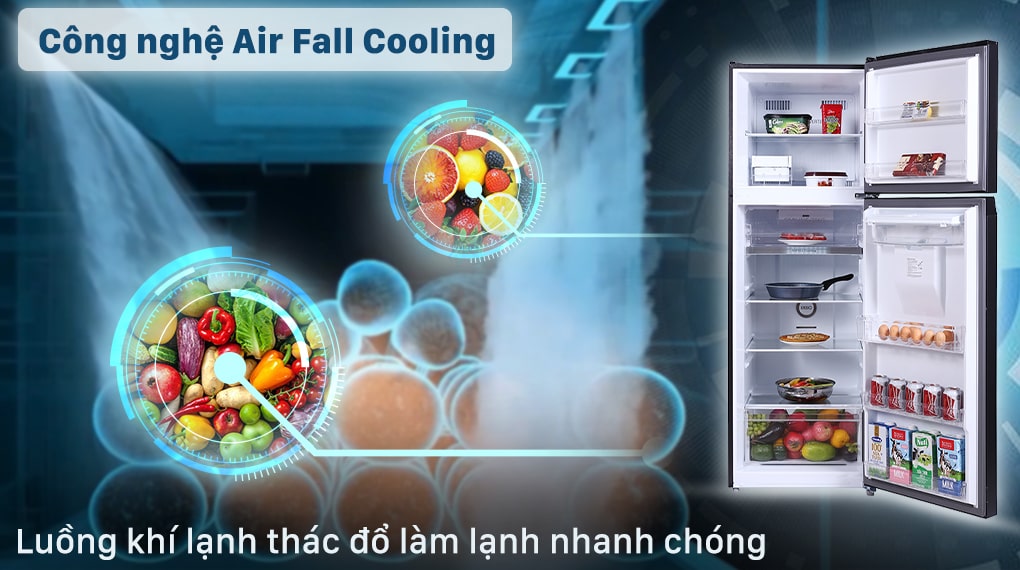Công nghệ Air Fall Cooling trong việc phân bổ luồng mát đều và ổn định 