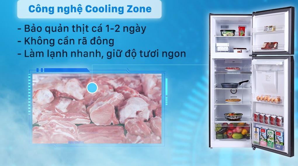 Ngăn cấp đông mềm Cooling Zone tiện lợi 