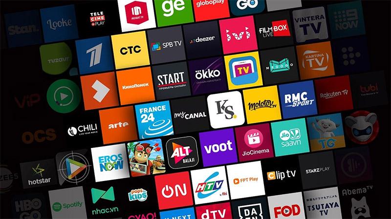 TV 75P618 sở hữu rất nhiều ứng dụng giải trí, kho game và phim ảnh đa dạng